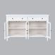 Westport White 4 Glass Door Sideboard