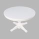 Westport White 66" Extendable Oval Dining Table