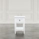 Westport White Rectangular Chairside End Table