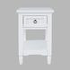 Westport White Rectangular Chairside End Table