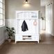 Westport White Hall Tree with Storage Bench