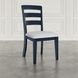 Westport Navy Upholstered Ladderback Dining Chair Set of 2