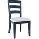 Westport Navy Upholstered Ladderback Dining Chair Set of 2