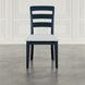 Westport Navy Upholstered Ladderback Dining Chair Set of 2