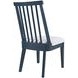 Westport Gray Upholstered Slat Back Dining Chair Set of 2
