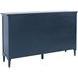 Westport Blue 4 Glass Door Sideboard