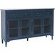 Westport Blue 4 Glass Door Sideboard