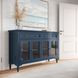 Westport Blue 4 Glass Door Sideboard