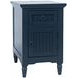 Westport Navy Rectangular Chairside End Table with USB Charging