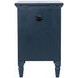 Westport Navy Rectangular Chairside End Table with USB Charging