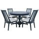 Westport Navy 66" Extendable Oval Dining Table