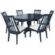 Westport Navy 66" Extendable Oval Dining Table