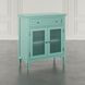 Westport Green 2 Glass Door Accent Cabinet