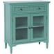 Westport Green 2 Glass Door Accent Cabinet