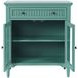 Westport Green 2 Glass Door Accent Cabinet