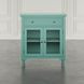 Westport Green 2 Glass Door Accent Cabinet