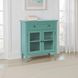 Westport Green 2 Glass Door Accent Cabinet