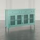 Westport Fern Green 4 Glass Door Sideboard