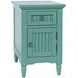 Westport Fern Green Rectangular Chairside End Table with USB Charging