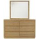 Harper Light Oak 6 Drawers Dresser