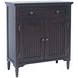 Bridgton Brown 2 Door Accent Cabinet with 1 Drawer