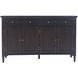 Bridgton Mahogany 4 Door Sideboard Cabinet