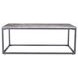 Wynn Gray Rectangular Marble Top Coffee Table
