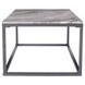 Wynn Gray Rectangular Marble Top Coffee Table