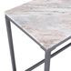 Wynn Gray Rectangular Marble Top Console Table