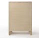 Naima White 5 Drawer Chest
