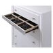 Naima White 5 Drawer Chest