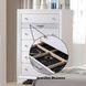 Naima White 5 Drawer Chest