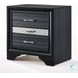 Naima Black Nightstand