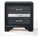 Naima Black Nightstand