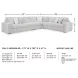Stupendous Alloy 4 Piece Sectional