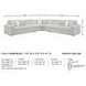 Stupendous Alloy 5 Piece Sectional
