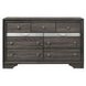 Naima Gray 9 Drawer Dresser