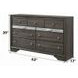 Naima Gray 9 Drawer Dresser