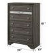 Naima Gray 6 Drawer Chest