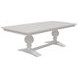 Hampton White 96" Extendable Rectangular Dining Table