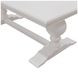 Hampton White 96" Extendable Rectangular Dining Table