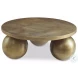 Trinity Antique Brass Cocktail Table