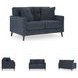Bixler Navy Loveseat