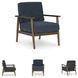 Bixler Navy Accent Chair