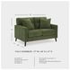 Bixler Olive Loveseat