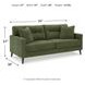 Bixler Olive 79" Sofa