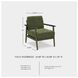 Bixler Olive Showood Accent Chair