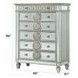 Varian Silver 6 Drawer Chest