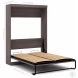 Pur Bark Grey 65" Queen Murphy Bed