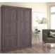 Pur Bark Grey 65" Queen Murphy Bed